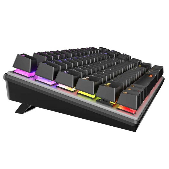 Keyboard MEETION 80% Hot-swap Wired Mechanical RGB Gaming RU (Black) (MT-MK008 Pro)