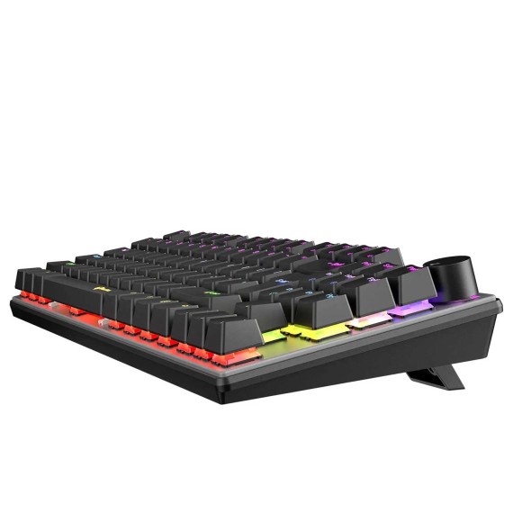 Keyboard MEETION 80% Hot-swap Wired Mechanical RGB Gaming RU (Black) (MT-MK008 Pro)