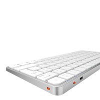 Ստեղնաշար MEETION iKey Wrls+BT RU (Silver White) (K230)