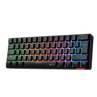 Ստեղնաշար MEETION 60% Layout Dual-Mode Wired+BT Gaming RU (Black) (MT-MK005BT)
