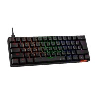 Ստեղնաշար MEETION 60% Layout Dual-Mode Wired+BT Gaming RU (Black) (MT-MK005BT)