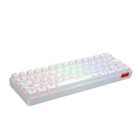 Ստեղնաշար MEETION 60% Layout Dual-Mode Wired+BT Gaming RU (White) (MT-MK005BT)