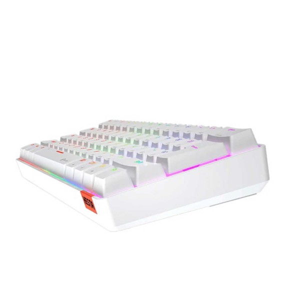 Keyboard MEETION 60% Layout Dual-Mode Wired+BT Gaming RU (White) (MT-MK005BT)