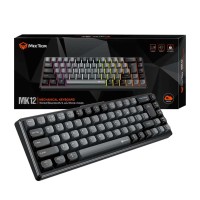 Keyboard MEETION 65% Layout Triple-Mode Wrls+BT Mechanical Gaming RGB US (Elegant Black) (MT-MK12)