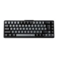 Keyboard MEETION 65% Layout Triple-Mode Wrls+BT Mechanical Gaming RGB US (Elegant Black) (MT-MK12)