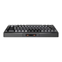 Клавиатура MEETION 65% Layout Triple-Mode Wrls+BT Mechanical Gaming RGB US (Elegant Black) (MT-MK12)