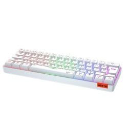 Keyboard MEETION 60% Layout Wired Mechanical Gaming RU (White) (MT-MK005)
