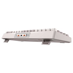 Клавиатура MEETION 65% Layout Triple-Mode Wrls+BT Mechanical Gaming RGB RU (Vintage White) (MT-MK12)