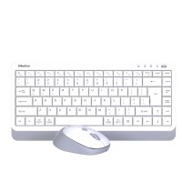 Keyboard MEETION Mini5000 Wrls+BT Combo US (White Gray) 