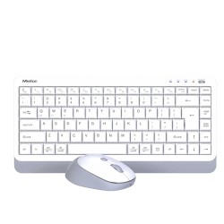 Keyboard MEETION Mini5000 Wrls+BT Combo US (White Gray) 