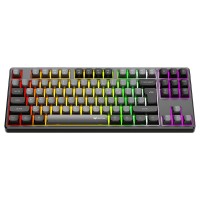 Keyboard MEETION Triple-Mode Wrls+BT Mechanical Gaming RGB US (Elegant Black) (MT-MK14)