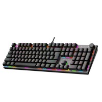 Ստեղնաշար MEETION Wired Mechanical Blue Switch Gaming RGB RU (Black) (MT-MK009 MX)