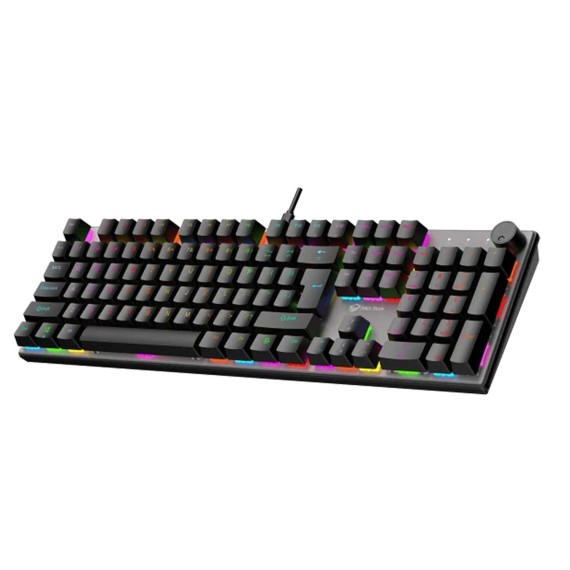 Клавиатура MEETION Wired Mechanical Red Switch Gaming RGB RU (Black) (MT-MK009 RD)
