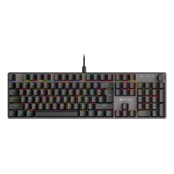 Keyboard MEETION Wired Mechanical Red Switch Gaming RGB RU (Black) (MT-MK009 RD)
