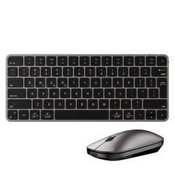 Keyboard MEETION iKey Wrls+BTUltra-thin Combo RU (Gray Black) (C210)