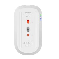 Клавиатура MEETION iKey Wrls+BTUltra-thin Combo RU (Silver White) (C210)