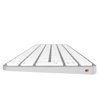 Клавиатура MEETION iKey Wrls+BTUltra-thin Combo RU (Silver White) (C210)