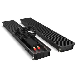 In floor convector ROYAL THERMO ATRIUM-75/200/800-DG-U-BL BLACK 