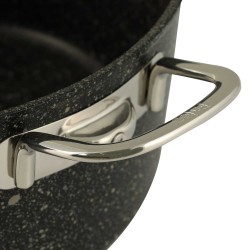 Casserols FALEZ 15311 BLACK LINE S.S HANDLE SAUCEPAN 28CM (BLN3007)