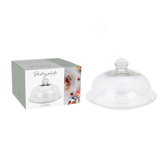 Подставка для торта KOOPMAN 332100050 CAKE PLATTER GLASS WITH DOME (044288)