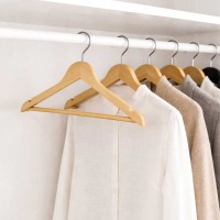 Clothers hangers XIMI 6941963962810 NATURAL WOODEN HANGERS A (5 PCS/SET) (962810)