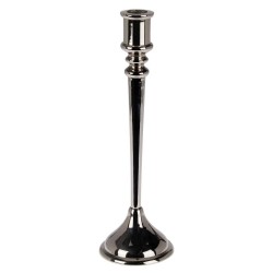 Candlestick KOOPMAN CANDLE HOLDER 29CM SILVER (A98100330)