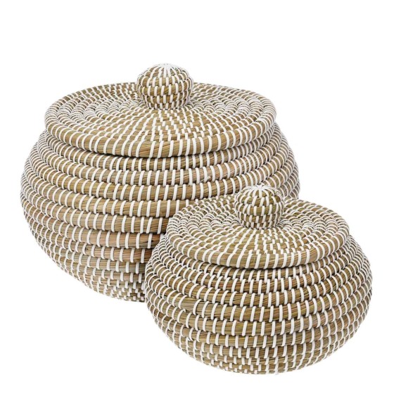 Box and baskets KOOPMAN BD3000050 BASKET SET 2PC PUMPKIN SHAPE (335225)