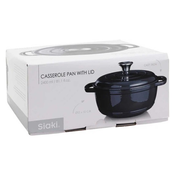 Casserols KOOPMAN C85000200 PAN CAST IRON 22CM GREY (762168)