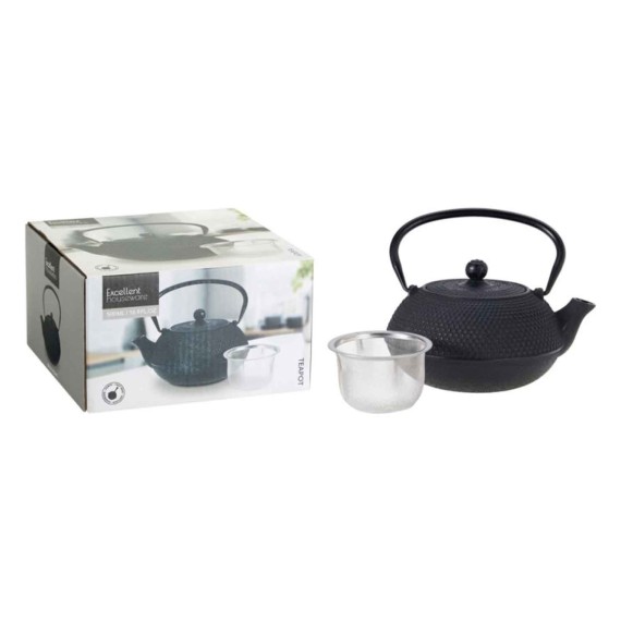 Թեյնիկներ/թեյի թրմիչներ KOOPMAN C85000370 TEAPOT COST IRON 0.5L BLACK (843362)