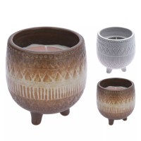 Candle KOOPMAN CERAMIC JAR 2ASS SCENTED (CC5073760)