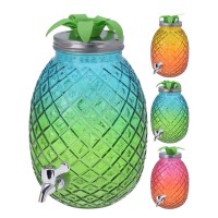 Pitcher KOOPMAN CD4100390 BEVERAGE DISPENSER GLASS ANANAS 3ASS (403590)