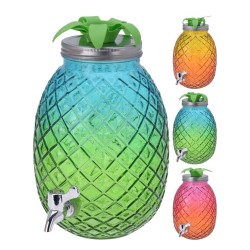 Pitcher KOOPMAN CD4100390 BEVERAGE DISPENSER GLASS ANANAS 3ASS (403590)
