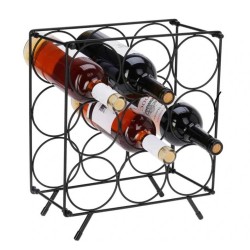 Holder KOOPMAN DD1001030 WINE RACK METAL FOR 9 BOTTLE (364874)