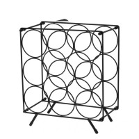 Holder KOOPMAN DD1001030 WINE RACK METAL FOR 9 BOTTLE (364874)