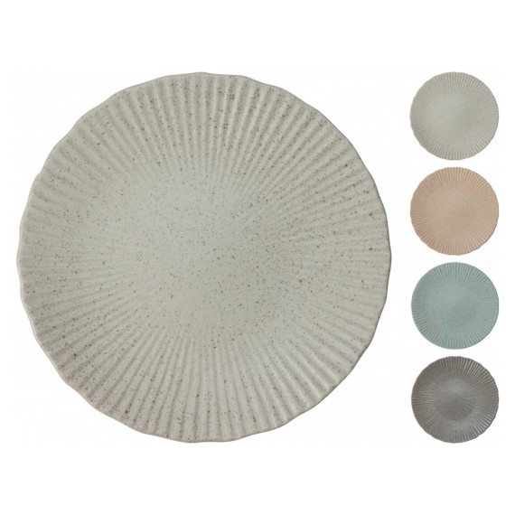 Тарелка KOOPMAN DN1900790 STONEWARE SALAD PLATE 4ASS URBAN THEM CLR (503600)