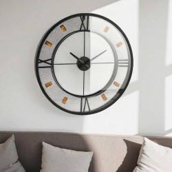 Clock KOOPMAN METAL WITH GLASS (HZ1303700)