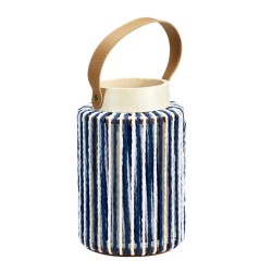 Candlestick KOOPMAN LANTERN 13X20CM STRIPED (LA4000380)