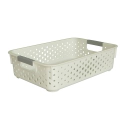 Ящик для хранения XIMI 6941963979399B ROOM HOLLOW PLASTIC STORAGE BOXES M (WHITE) (9399B)
