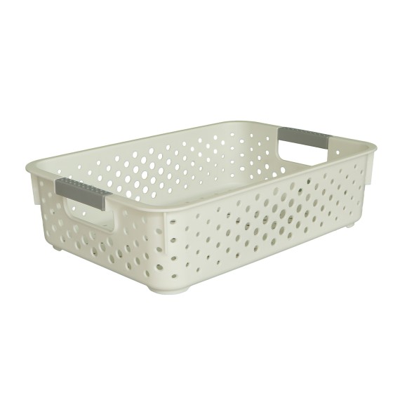 Ящик для хранения XIMI 6941963979399B ROOM HOLLOW PLASTIC STORAGE BOXES M (WHITE) (9399B)