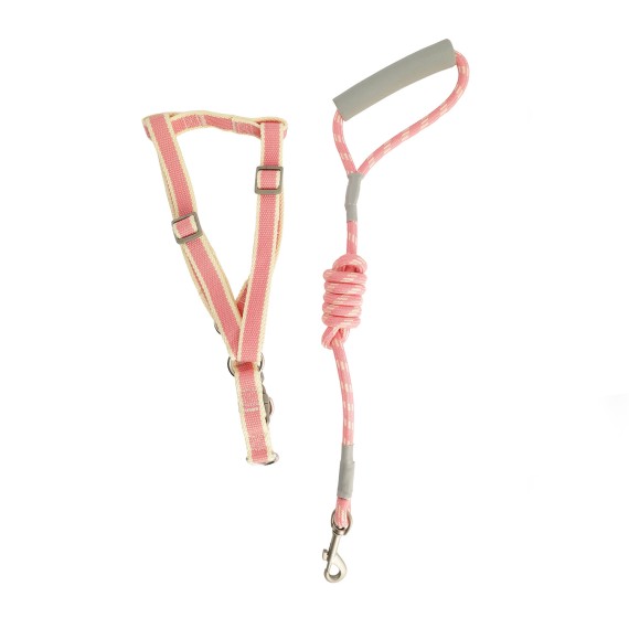 Կենդանիների պարագաներ XIMI 6941963989787 2.0CM NEW COTTON ROUND LEASH AND HARNESS SET (989787)