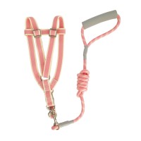 Accessories for animals XIMI 6941963989787 2.0CM NEW COTTON ROUND LEASH AND HARNESS SET (989787)