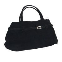 Ladys bags XIMI 6941963992206 SUEDE TOTE BAG (BLACK) (992206)