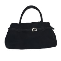 Ladys bags XIMI 6941963992206 SUEDE TOTE BAG (BLACK) (992206)