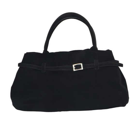 Կանացի պայուսակներ XIMI 6941963992206 SUEDE TOTE BAG (BLACK) (992206)