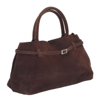 Ladys bags XIMI 6941963992213 SUEDE TOTE BAG (BROWN) (992213)