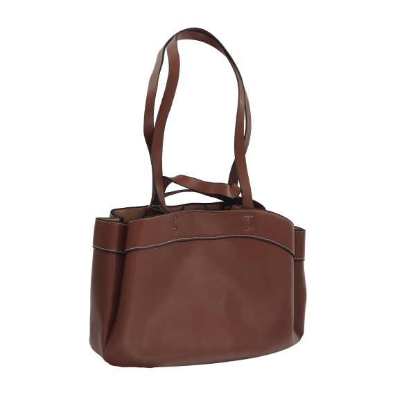 Женские сумки XIMI 6941963992244 FASHIONABLE SIMPLE SHOULDER BAG 2# (BROWN) (992244)
