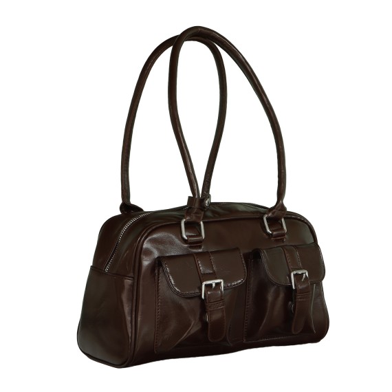 Կանացի պայուսակներ XIMI 6941963992268 FASHIONABLE AND MINIMALIST SHOULDER BAG # 10 (COFFEE COLOR) (992268)