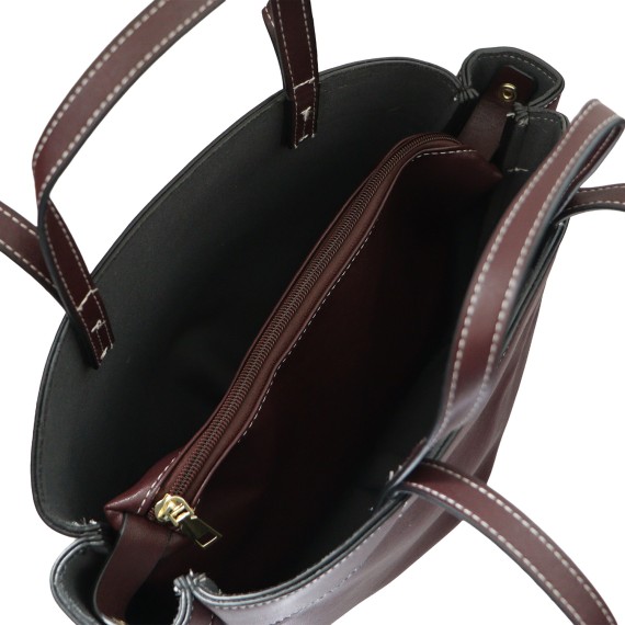 Կանացի պայուսակներ XIMI 6941963992275 FASHIONABLE AND MINIMALIST SHOULDER BAG # 13 (REDDISH BROWN) (992275)