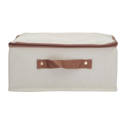 Ящик для хранения XIMI 6941963992411 COTTON AND LINEN ZIPPER STORAGE BOX S (BEIGE) (992411)