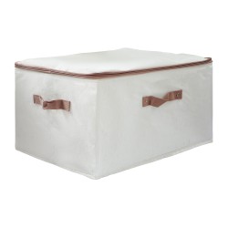 Ящик для хранения XIMI 6941963992435 TIANSHAN COTTON AND HEMP ZIPPER BOX XL (BEIGE) (992435)
